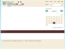 Tablet Screenshot of hok.gtk.szie.hu