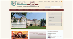 Desktop Screenshot of bkh.szie.hu