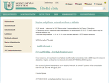 Tablet Screenshot of neptun.szie.hu